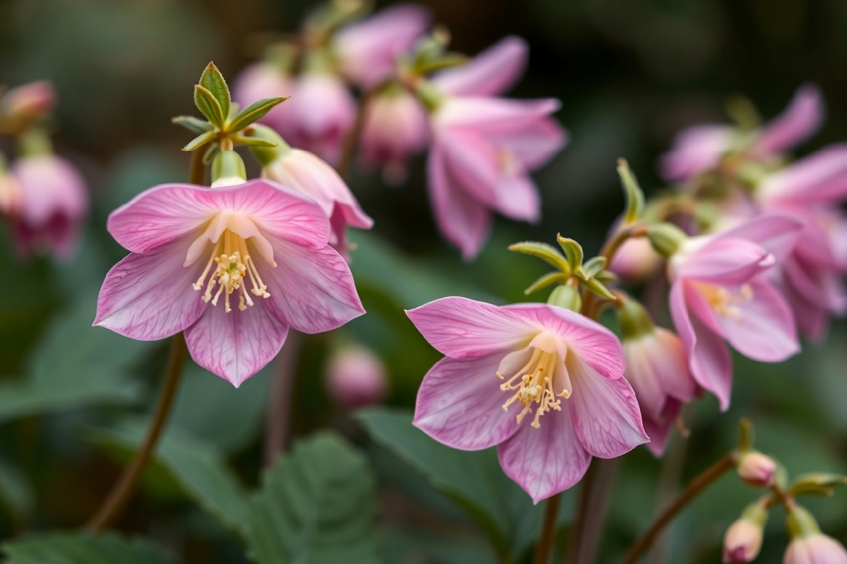 Elleboro rosa: la pianta invernale che sfida l’inverno con fioriture straordinarie e colorate