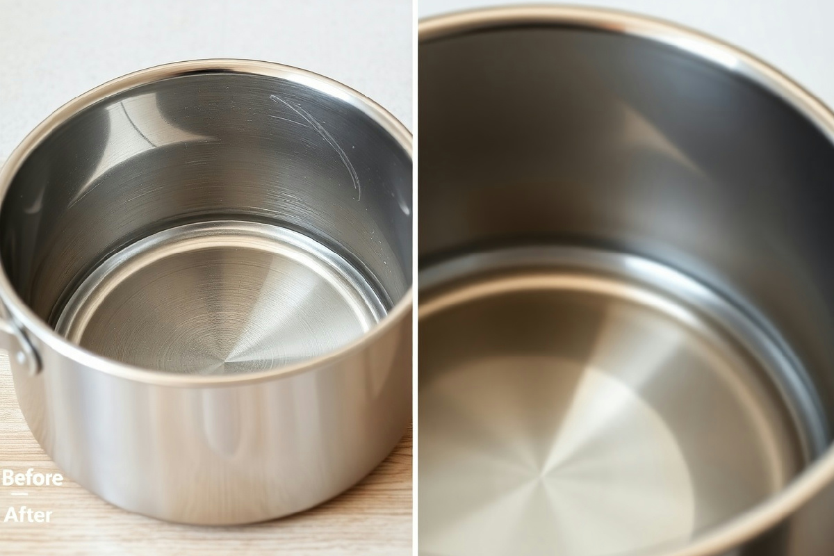 Se l'acciaio della tua pentola è macchiato da aloni neri, ecco il trucco che ti farà risparmiare tempo e fatica per farla tornare nuova